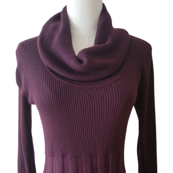 Calvin Klein Cowl Neck Sweater Dress Size Small - Picture 3 of 6
